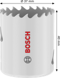 Резбован боркоронен трион Bosch Multi Material 37x40 мм.