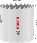 Многофункционален резбован отвор за циркуляр Bosch 41 x 40 мм.