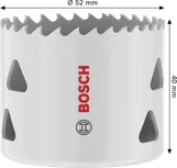 Многофункционален резбован отвор за циркуляр Bosch 52x40 мм.