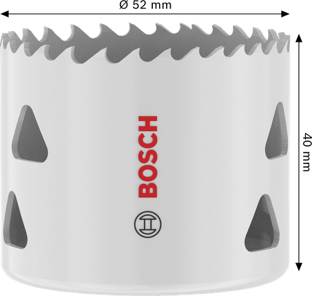 Многофункционален резбован отвор за циркуляр Bosch 52x40 мм.