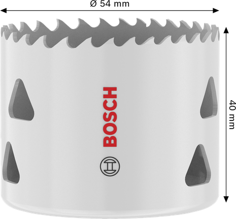 Многофункционален резбован отвор за циркуляр Bosch 54 x 40 мм.