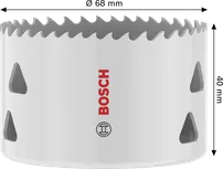 Многофункционален резбован отвор за циркуляр Bosch 68 x 40 мм.
