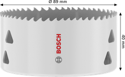 Многофункционален резбован отвор за циркуляр Bosch 89 x 40 мм.