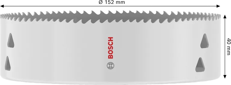 Многофункционален резбован отвор за резба Bosch 152 x 40 мм.