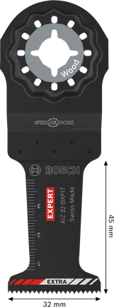 Bosch EXPERT AIZ 32 BXPIT WoodMax нож за рязане с потапяне в дърво.