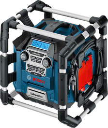 Радио Bosch GML 20, здрава музикална система за строителна площадка.
