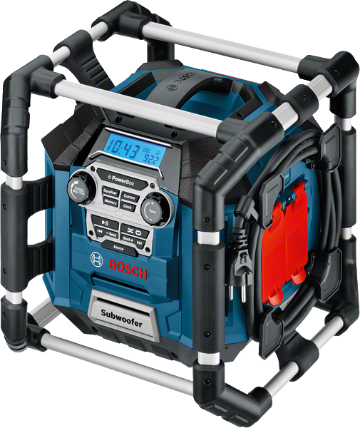Радио Bosch GML 20, здрава музикална система за строителна площадка.