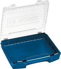 Кутия за носене Bosch i-BOXX 72 с прозрачен капак.