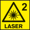 Klasa lasera 2 Klasa lasera kod alata za merenje.