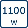 Pot�ncia nominal de entrada 1100 W 