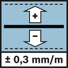 Точность нивелирования 0,3 мм/м Точность нивелирования ± 0,3 мм/м