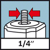 Závitové upínanie 1/4" 1/4" závit na statív
