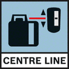 Centre Line Alignement automatique du rayon laser sur le centre du récepteur