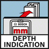 Depth Indication Display of object’s depth