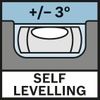 Self Levelling 3° Самонивелирующийся ± 3°