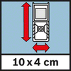 Size GLM 40 Невеликі габарити: 10 x 4 см