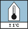 Точность измерения температуры внешн. ср. Точность определения температуры окружающей среды ± 1,0 °C