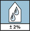 RH Sensor Presnosť RH senzora ± 2 %