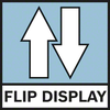 Flip Display Indicación giratoria en la pantalla