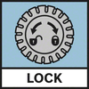 Lock Function GAM Функція Lock для фіксації кутоміра під певним кутом
