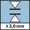 Accuracy Погрешность ± 3,0 мм