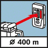 Working range of LR 1 Range with receiver 400 m