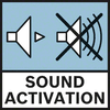Sound Activation Alignement acoustique du plan du rayon laser