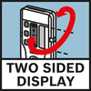 Çift taraflı ekran Ön ve arka taraflarda ekran
