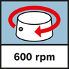 Режим вращения Частота вращения 600 об/мин