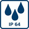 Διεθνής βαθμός προστασίας 64 Προστασία από σκόνη και από πιτσίλισμα νερού