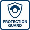 Outstanding user protection thanks to the anti-rotation protective guard - stands firm, even if the disc breaks