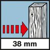 Detection depth Wood Profundidad de detecciÃ³n de subestructuras de madera, 38 mm como mÃ¡ximo
