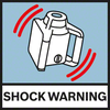 Shock Warning Funkcia varovania pri otrase