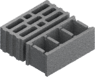 Concrete building block