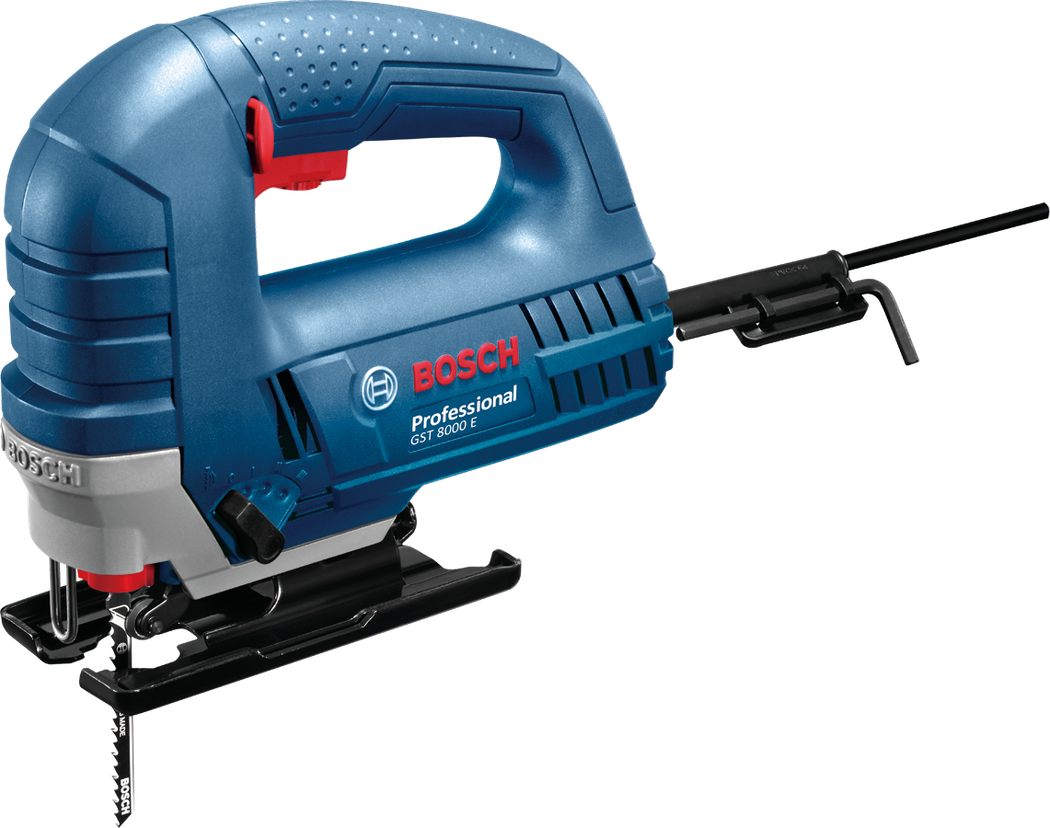 Bosch GST 8000 E ahşap ve alüminyum kesimi için dekupaj testeresi.