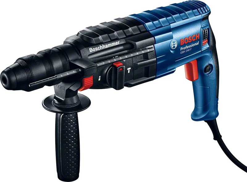 Vrtací kladivo Bosch GBH 240 F s ergonomickou rukojetí.