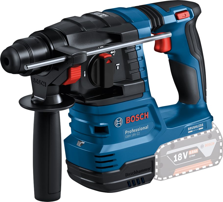 Bosch GBH 18V-22 accu-boorhamer.