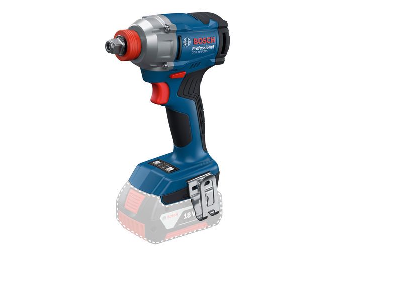 Bosch GDX 18V-285 cordless impact driver with 18V slot.