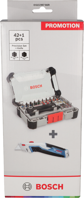 Kit de forets de précision et de couteau utilitaire Bosch .