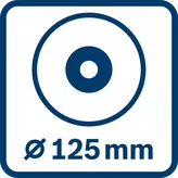 Bosch GDE 115/125 FC-T Staubabsaugschutz für Winkelschleifer.