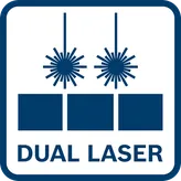 Dubbel laser.