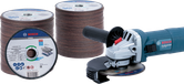 Rebarbadora Bosch GWS 750 Bundle de 125 mm com discos de corte.