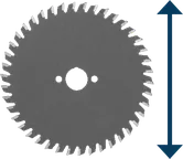 Diâmetro do disco 140 mm