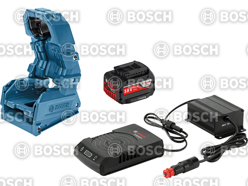 GBA 18V 4.0Ah W + GAL 1830 W-DC + Wireless Charging-Halftertasche Professional