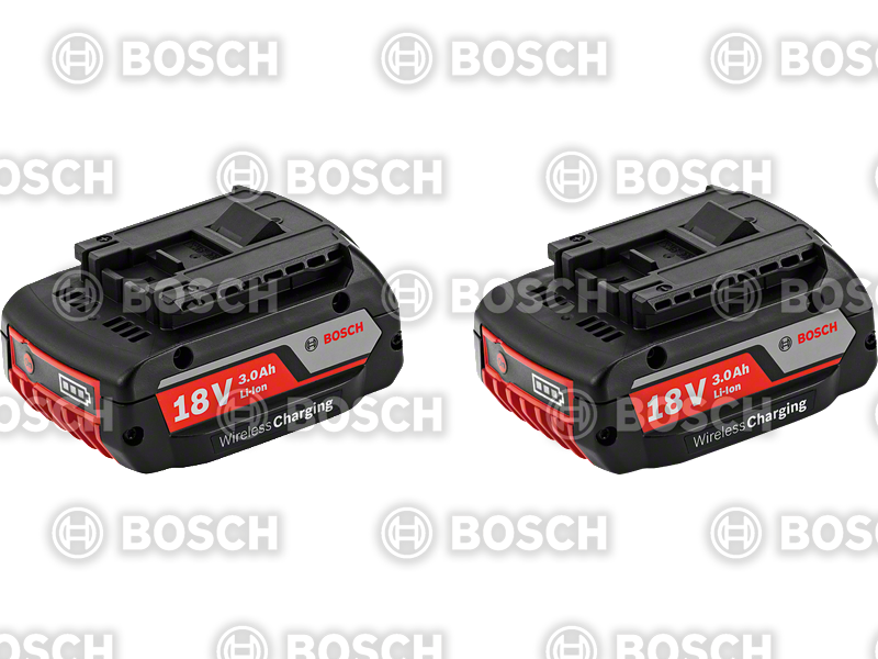 2 x GBA 18V 3.0Ah W Wireless Charging Professional