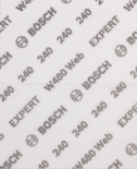 Bosch EXPERT W480 Web Handschleifblatt, Körnung 240.
