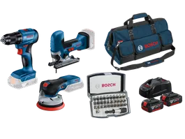 Zestaw GSR + GST + GEX + 32-elem. zestaw bitów + 2x ProCORE18V + GAL + Torba narzędziowa