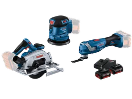 GKS 185-LI +GOP 185-LI +GEX 185-LI + GBA 18V 5.0Ah Seti