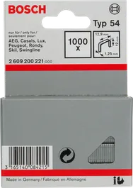 Bosch Typ 54 12,9 mm hæfteklammer.