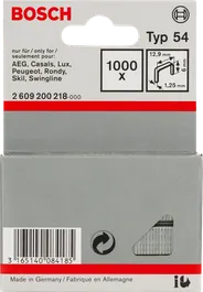 Bosch Typ 54 12,9 mm hæfteklammer.